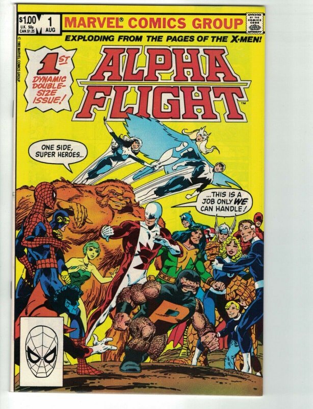 Alpha Flight (1st Series) #1 VF; Marvel | save on shipping - details inside