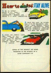 IT'S FUN TO STAY ALIVE-RARE GIVEAWAY-BUGS BUNNY-ELMER VF/NM