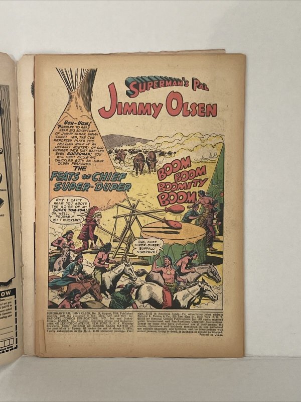 Superman's Pal Jimmy Olsen #14 1956