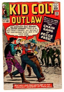 KID COLT OUTLAW #118 comic book-MARVEL WESTERN g