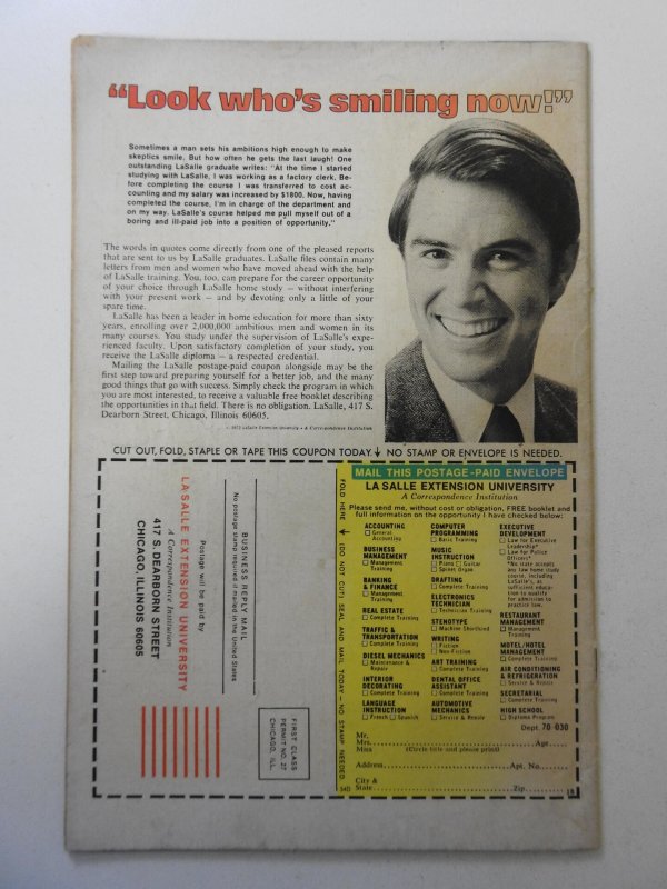 Jungle Action #18 (1975) GD Condition centerfold detached