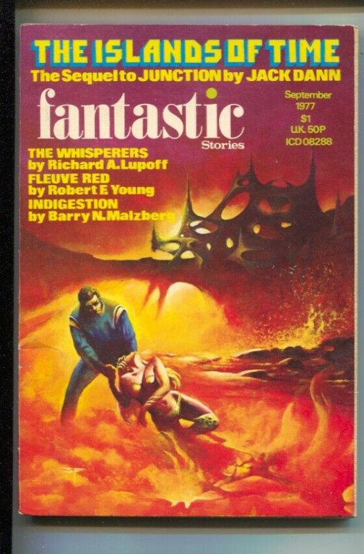 Fantastic 9/1977-Ultimate--Stephen Fabian cover & interior art-Sci-fi pulp-Hi...