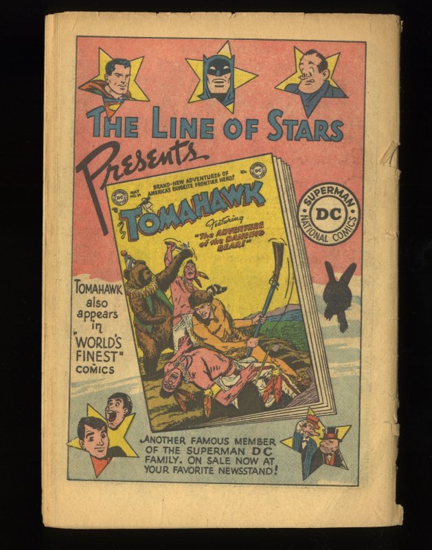 Detective Comics (1937) #207 Coverless Complete!