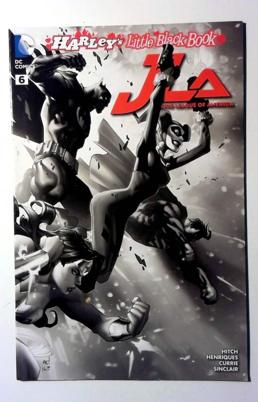 Justice League of America #6 B (2016) DC Comics Var B&W Cover 1st Print Comic