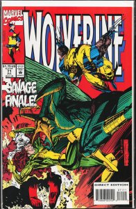Wolverine #71 (1993) Wolverine