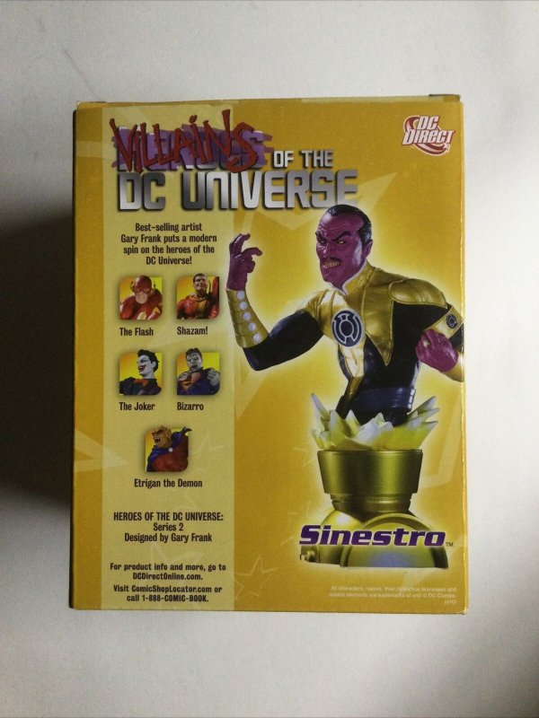 Sinestro Villains of the DC Universe Series 2 Bust Limited edition 1134 of 3000