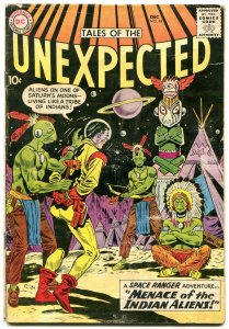 Tales Of The Unexpected #44 1959-Space Ranger-Menace of Indian Aliens