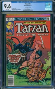 Tarzan #4 (Marvel, 1977) CGC 9.6 - PRICE VARIANT