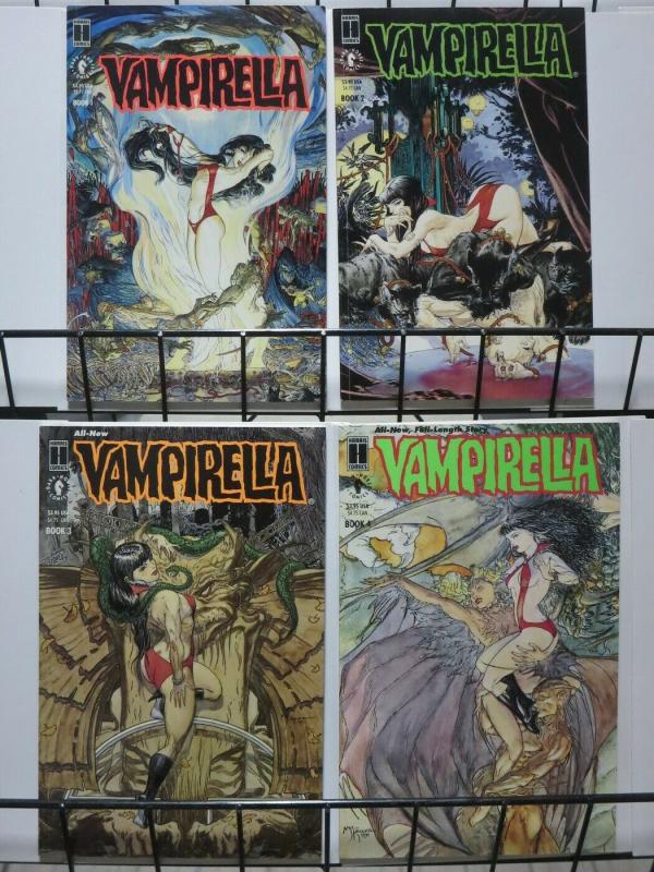 VAMPIRELLA MORNING IN AMERICA (1991 DH) BKs 1-4  KALUTA  SHE'S BACK