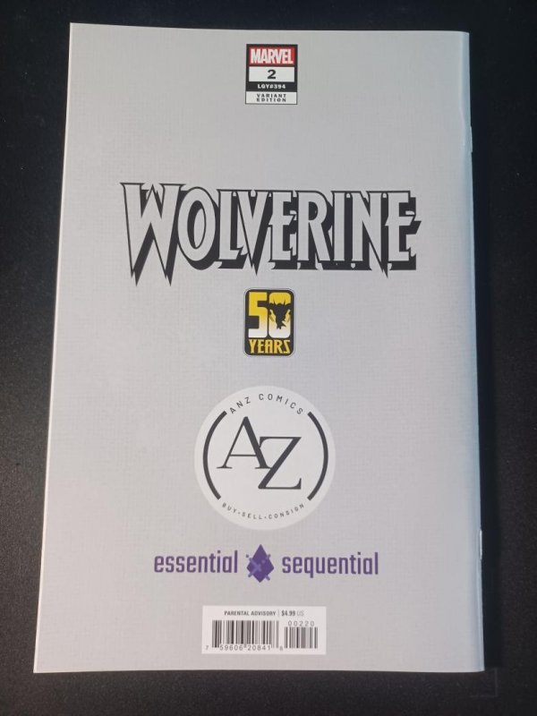 WOLVERINE #2 ARTHUR ADAMS NYCC SKETCH HULK 340 HOMAGE Marvel Comics 2024