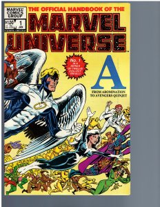 Official Handbook of Marvel Universe #1 (1983)