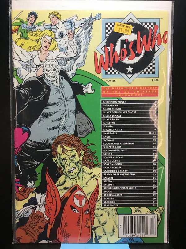 Who's Who: The Definitive Directory of the DC Universe #21 Canadian Vari...
