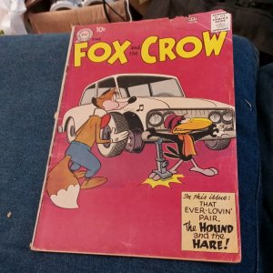 Fox and the Crow #61 dc comics 1960 silver age real funny animal cartoon screen