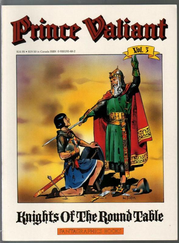 Prince Valiant #3 1990-Fantagraphics-color reprint-Hal Foster-Round Table-VF