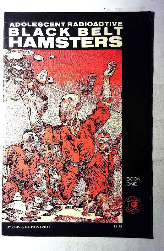 Adolescent Radioactive Black Belt Hamsters #1 1986 Eclipse 1st Print Comic Book