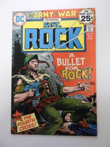 Our Army at War #276 (1975) FN+ condition stain back cover