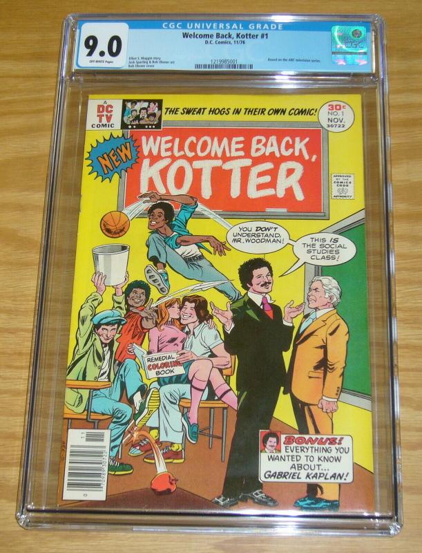 Welcome Back Kotter #1 CGC 9.0 bronze age dc comics based on tv series 1976