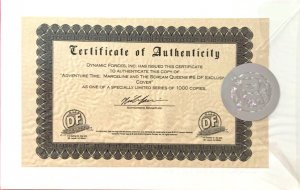 ADVENTURE TIME MARCELINE AND THE SCREAM QUEENS #6 A-D & DF EXCLUSIVE W/COA SET.