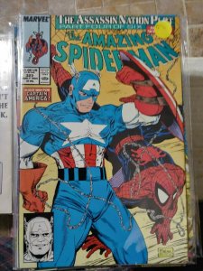 Amazing Spider-Man # 323 1989  MARVEL ASSASSIN NATION  PT 4 TODD MCFARLANE CAP