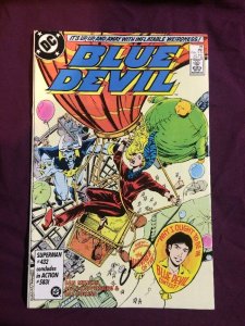 blue devil #28 signed by gary cohn rare dc comics comic book cool vintage sweet!