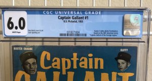 Captain Gallant #1 CGC 6.0 White Pages US Pictorial 1955