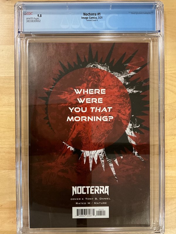 Nocterra #1 Cover K (2021) CGC 9.8