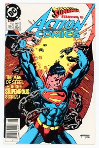 Action Comics #580 Gil Kane Cover Newsstand VF+