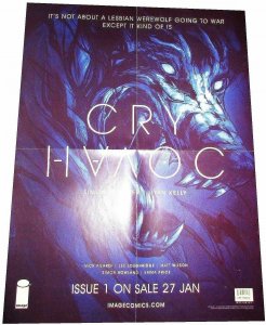 Cry Havoc #1 Ryan Kelly 2016 Folded Promo Poster (18 x 24) New!