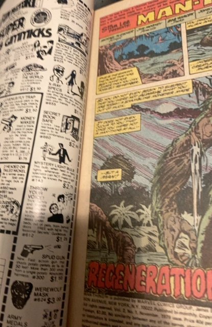 Man-Thing #1 (1979)who ever burns at the touch of