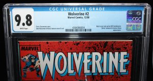 Wolverine #2 (CGC 9.8) Back cover pin-up by Bill Sienkiewicz - 1988