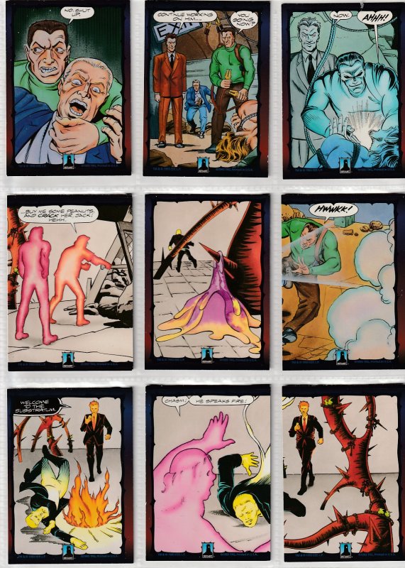 Dark Dominion # 0 Trading Cards  Rare Steve Ditko painted art ! 45  Cards !