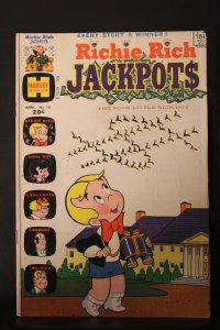 Richie Rich Jackpots #10 (1974) Mid-Grade FN Birds In Dollar Bill Sign Formation