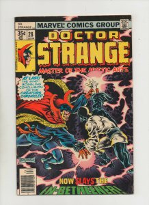 Doctor Strange #28 - Now Slays The In-Betweener! - (Grade 7.5) 1978