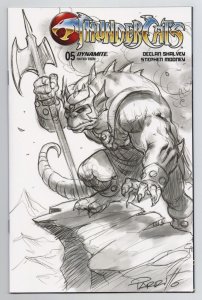 Thundercats #5 Cvr O Parrillo 1:15 B&W Variant (Dynamite, 2024) VF/NM