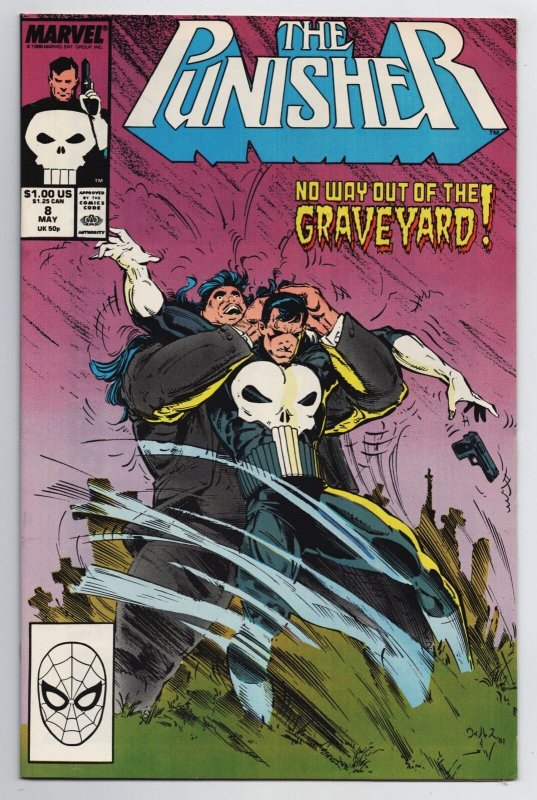 Punisher #8 Whilce Portacio Art (Marvel, 1988) VF 