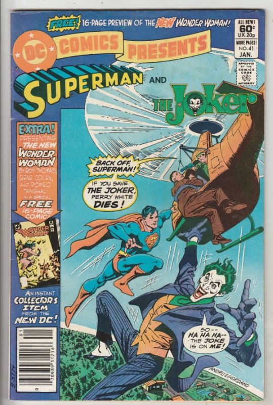 DC Comics Presents #41 (Jan-82) VF- High-Grade Superman