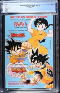 Pokemon: Pikachu Shocks Back #4 (10/99) Graded CGC 9.6 Fourth Printing