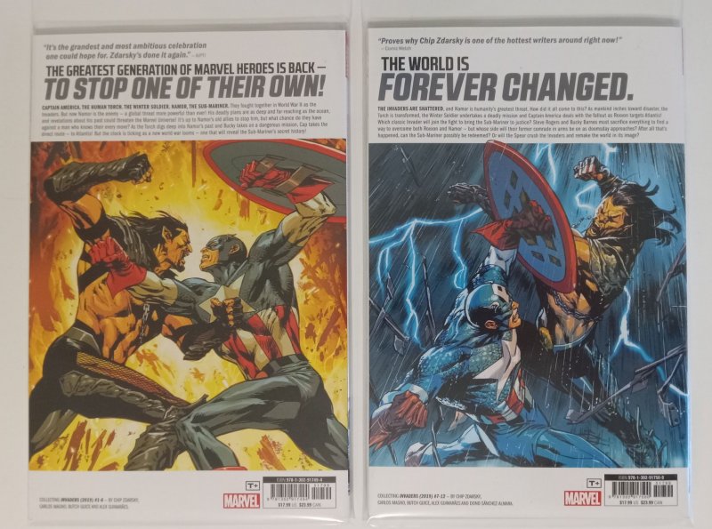 Invaders (2019) volume 1: War Ghosts & volume 2: Dead in the Water (rep. #1-12)