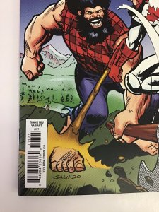 JUST BEYOND MONSTROSITY #1 2021 THANK YOU VARIANT COMMANDER CANADA RL STINE BOOM