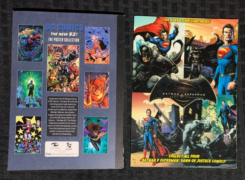 2017 DC COMICS The New 52 Mini 5x7 Poster Collection VF- 7.5 w/ Bonus #4