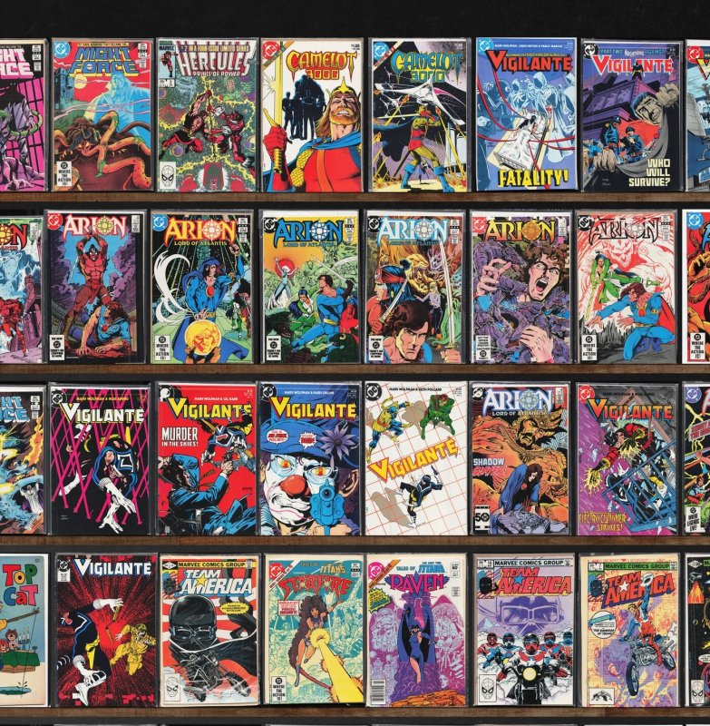 Huge Lot 140+ Comics with Vigilante, Camelot 3000, Night Force & More!