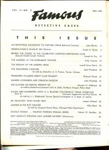 Famous Detective Cases 5/1936-Leopold & Loeb-decapitation-murder-VG-