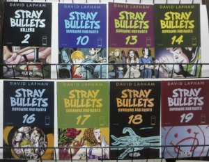 STRAY BULLETS (El Capitan,2014) #10,13,14,16-24,26-38, Killers#2 VF-NM Lapham!