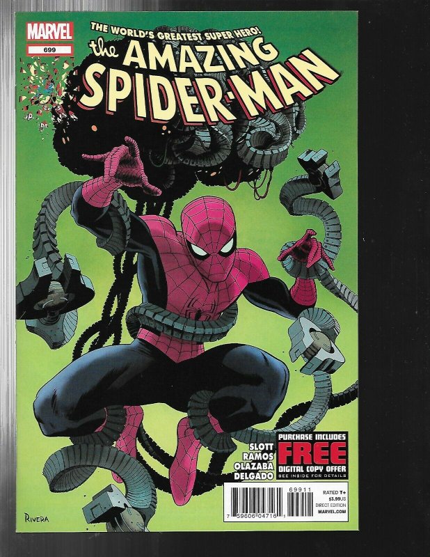 12 Comics Spiderman # 688 689 690 691 693 694 695 696 697 698 699 699.1 J449