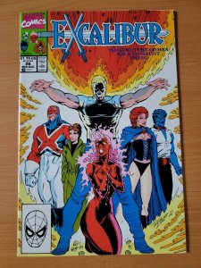 Excalibur #26 Direct Market Edition ~ NEAR MINT NM ~ 1990 DC Comics 