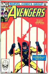 AVENGERS #224-YELLOWJACKET-MARVEL-HIGH GRADE VF