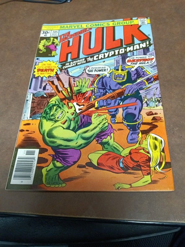 Incredible Hulk 204 & 205 Marvel Comics 1976 1st Kronus & crypto man us currency