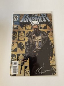 Punisher 7 Near Mint Nm Chris Sotomayor Signed Marvel