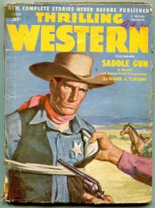 Thrilling Western Pulp November 1952- Saddle Gun G/VG