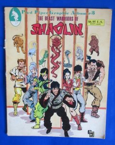 1986 THE BEAST WARRIORS OF SHAOLIN Pied Piper Graphic Novel #3 VG